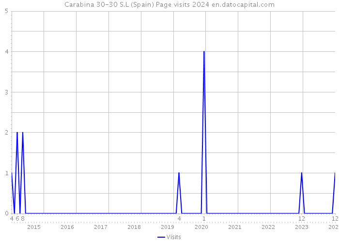 Carabina 30-30 S.L (Spain) Page visits 2024 
