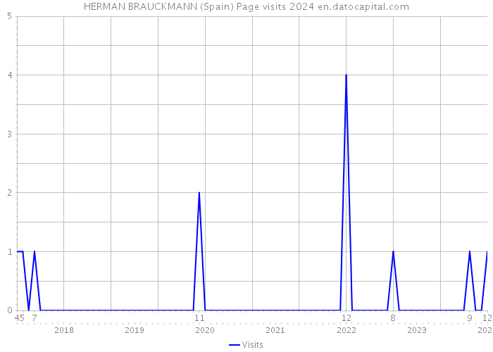 HERMAN BRAUCKMANN (Spain) Page visits 2024 