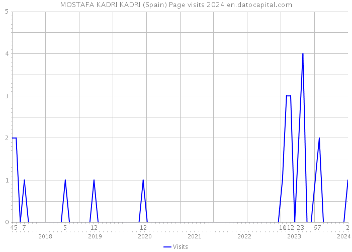 MOSTAFA KADRI KADRI (Spain) Page visits 2024 