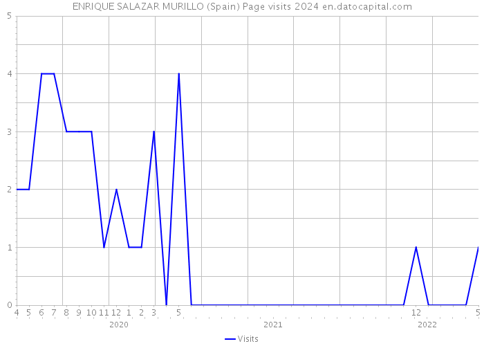 ENRIQUE SALAZAR MURILLO (Spain) Page visits 2024 