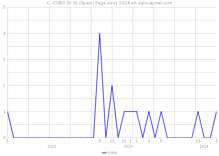 C. COBO 3K SL (Spain) Page visits 2024 