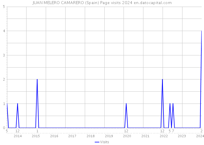 JUAN MELERO CAMARERO (Spain) Page visits 2024 