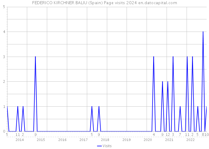 FEDERICO KIRCHNER BALIU (Spain) Page visits 2024 