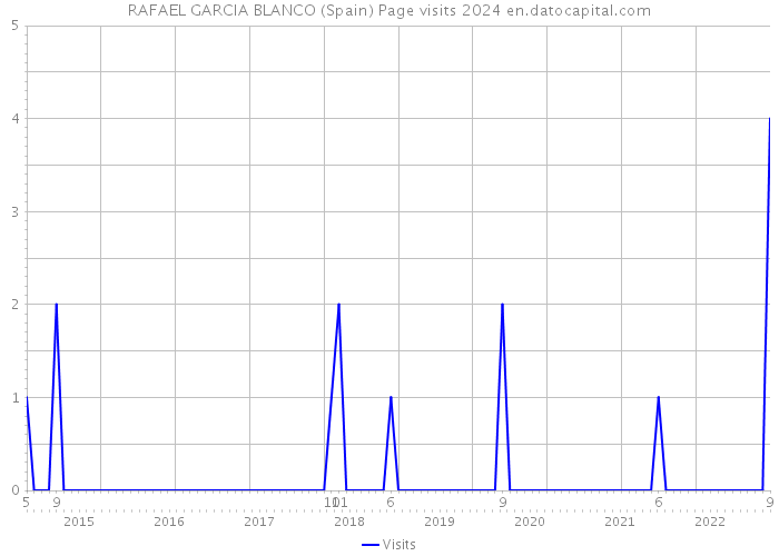 RAFAEL GARCIA BLANCO (Spain) Page visits 2024 