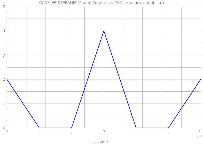GASSLER STEFANIE (Spain) Page visits 2024 