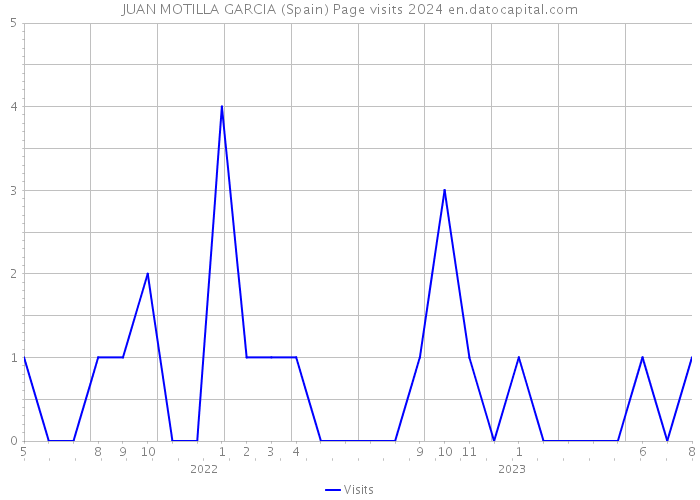 JUAN MOTILLA GARCIA (Spain) Page visits 2024 