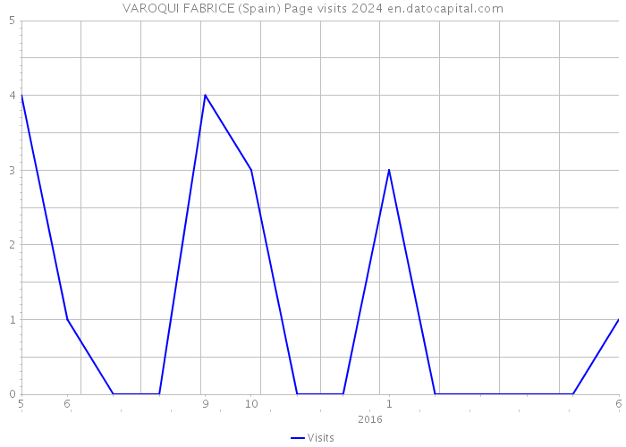 VAROQUI FABRICE (Spain) Page visits 2024 