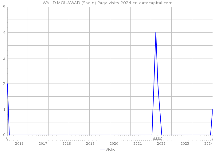 WALID MOUAWAD (Spain) Page visits 2024 