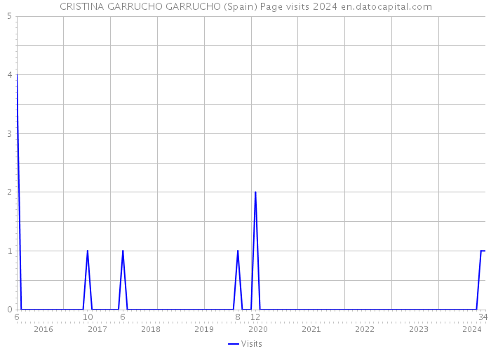 CRISTINA GARRUCHO GARRUCHO (Spain) Page visits 2024 