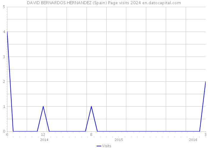 DAVID BERNARDOS HERNANDEZ (Spain) Page visits 2024 