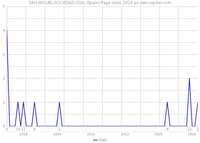 SAN MIGUEL SOCIEDAD CIVIL (Spain) Page visits 2024 