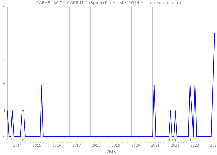 RAFAEL SOTO CARRILLO (Spain) Page visits 2024 