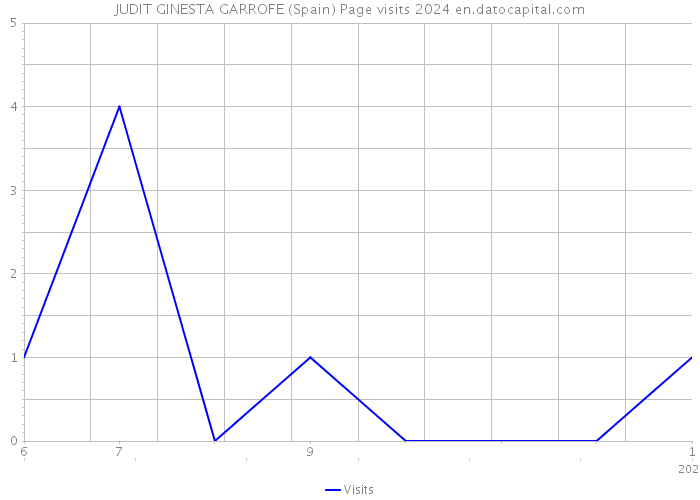 JUDIT GINESTA GARROFE (Spain) Page visits 2024 