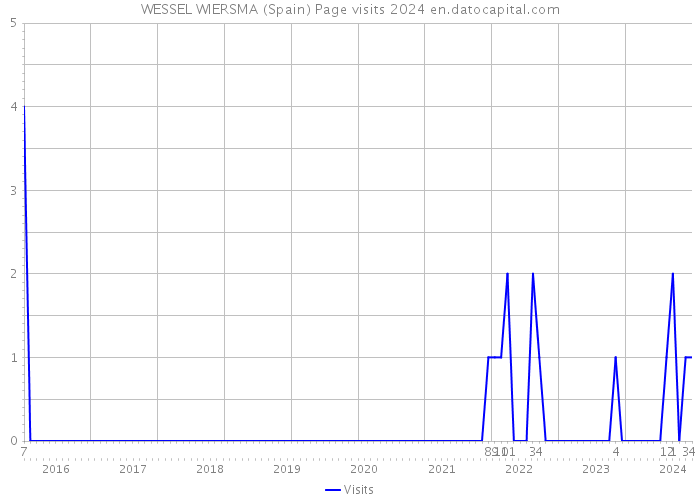 WESSEL WIERSMA (Spain) Page visits 2024 