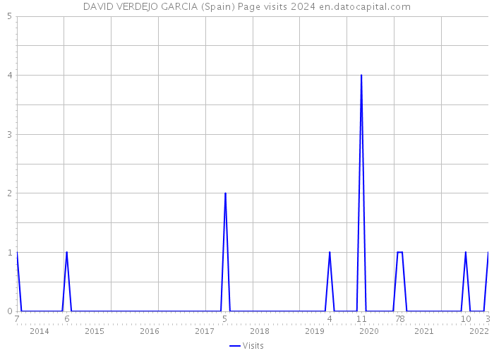 DAVID VERDEJO GARCIA (Spain) Page visits 2024 