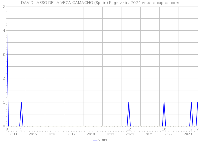 DAVID LASSO DE LA VEGA CAMACHO (Spain) Page visits 2024 