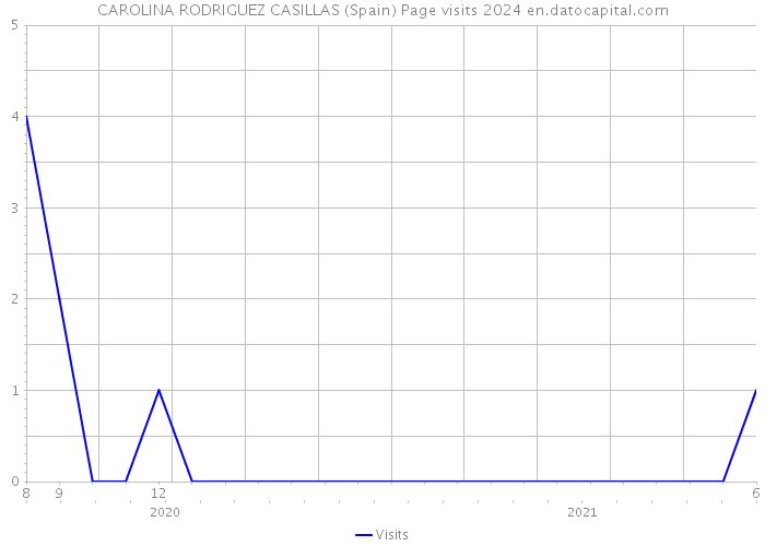 CAROLINA RODRIGUEZ CASILLAS (Spain) Page visits 2024 