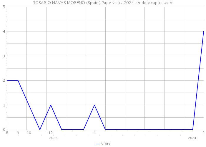 ROSARIO NAVAS MORENO (Spain) Page visits 2024 