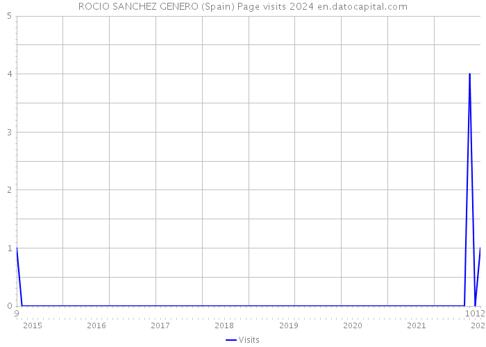 ROCIO SANCHEZ GENERO (Spain) Page visits 2024 