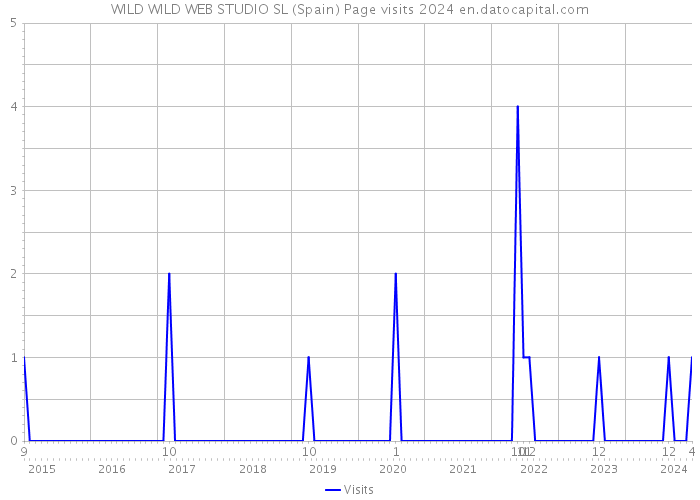WILD WILD WEB STUDIO SL (Spain) Page visits 2024 