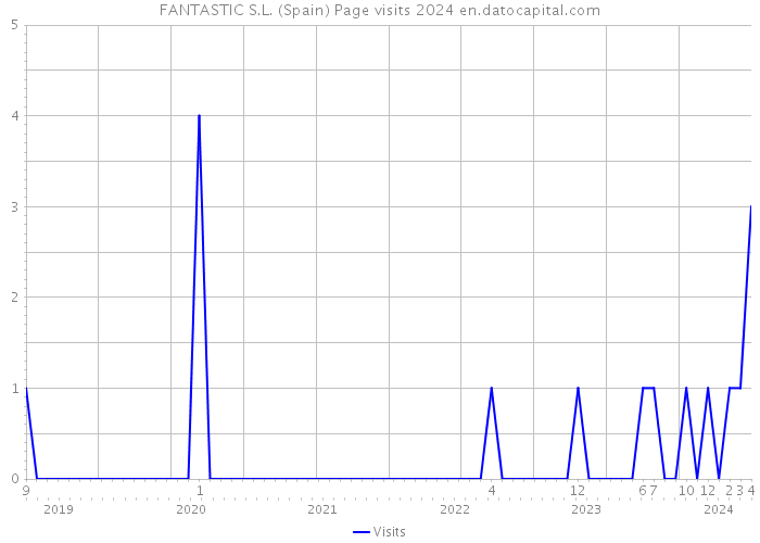FANTASTIC S.L. (Spain) Page visits 2024 