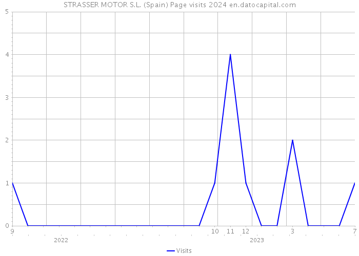 STRASSER MOTOR S.L. (Spain) Page visits 2024 