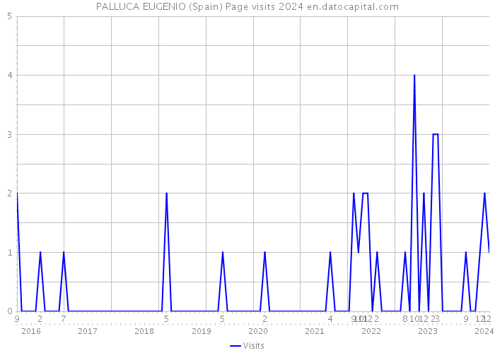 PALLUCA EUGENIO (Spain) Page visits 2024 