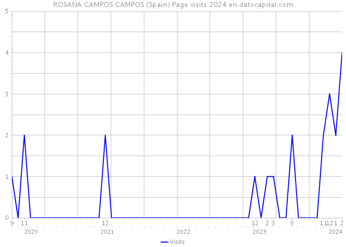 ROSANA CAMPOS CAMPOS (Spain) Page visits 2024 