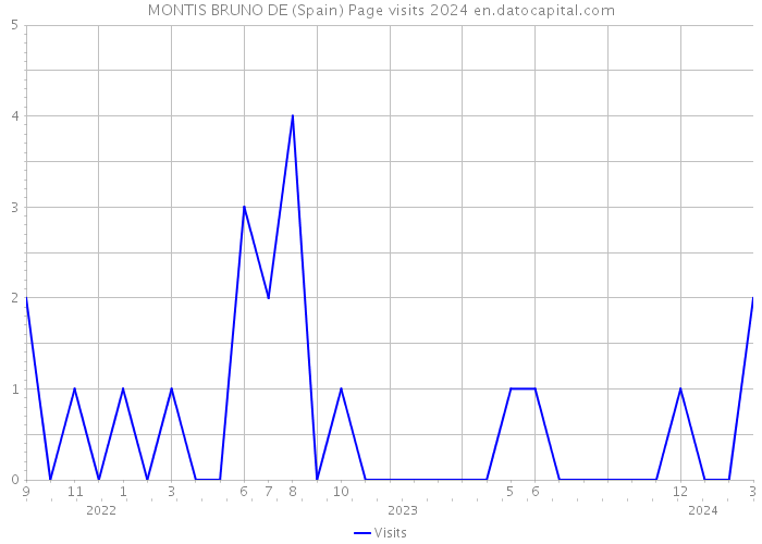 MONTIS BRUNO DE (Spain) Page visits 2024 