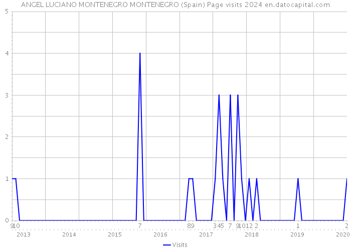 ANGEL LUCIANO MONTENEGRO MONTENEGRO (Spain) Page visits 2024 