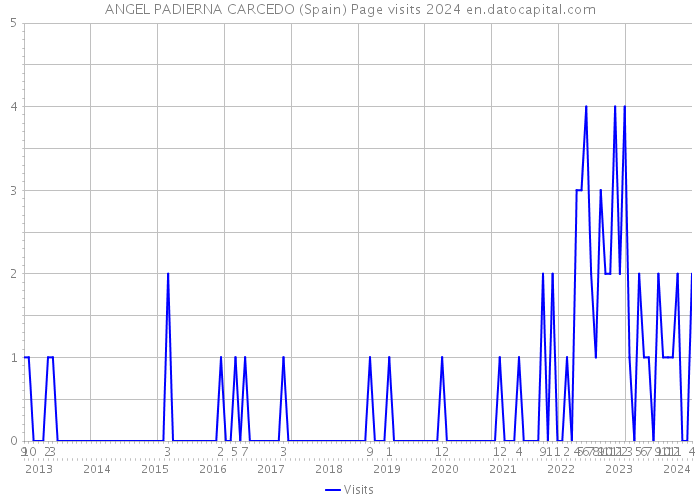 ANGEL PADIERNA CARCEDO (Spain) Page visits 2024 