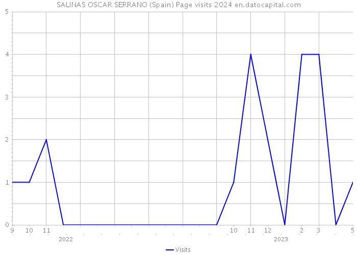 SALINAS OSCAR SERRANO (Spain) Page visits 2024 