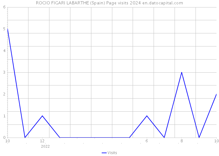 ROCIO FIGARI LABARTHE (Spain) Page visits 2024 