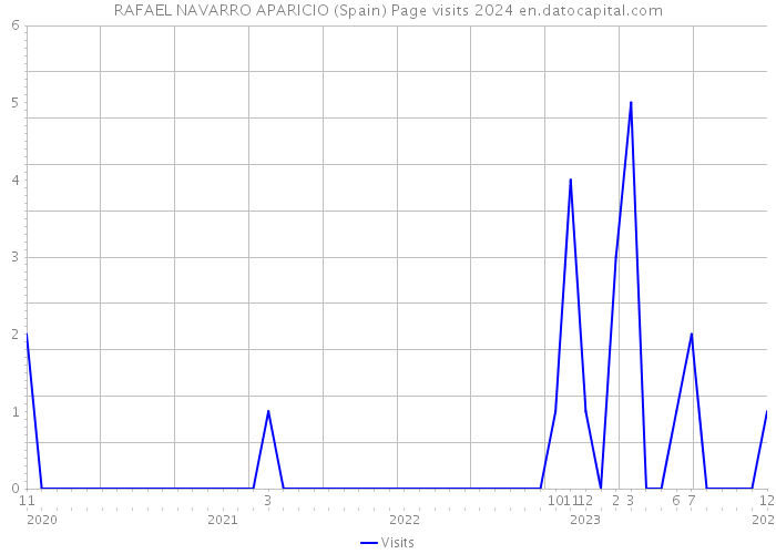 RAFAEL NAVARRO APARICIO (Spain) Page visits 2024 