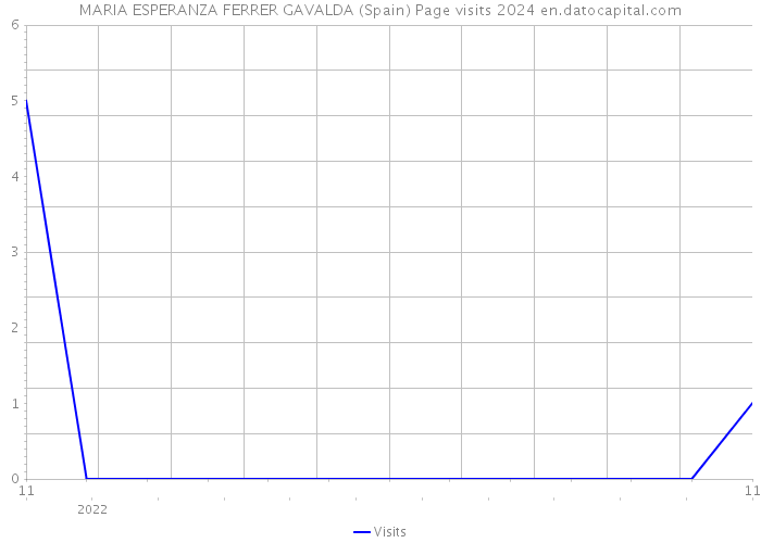 MARIA ESPERANZA FERRER GAVALDA (Spain) Page visits 2024 
