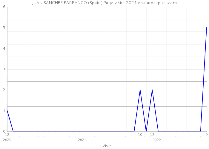 JUAN SANCHEZ BARRANCO (Spain) Page visits 2024 