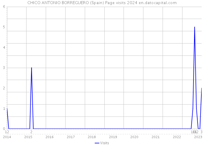 CHICO ANTONIO BORREGUERO (Spain) Page visits 2024 