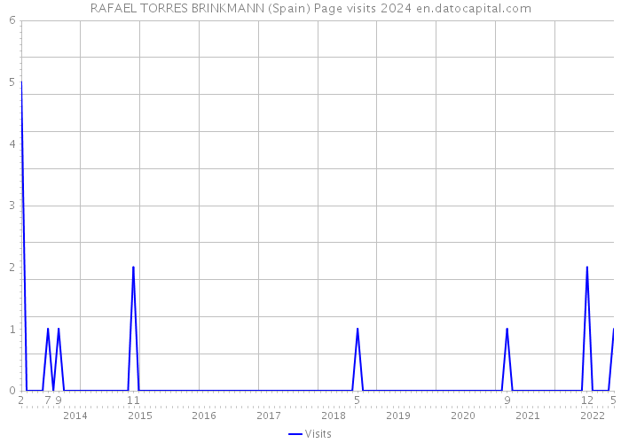 RAFAEL TORRES BRINKMANN (Spain) Page visits 2024 