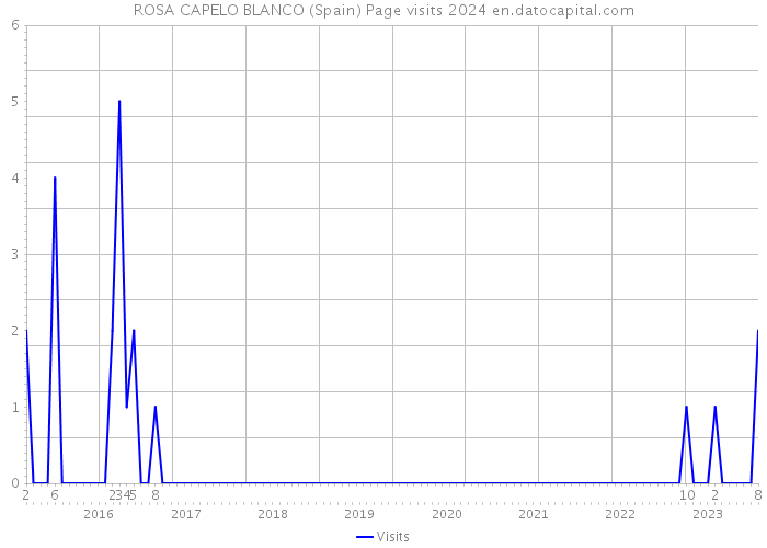 ROSA CAPELO BLANCO (Spain) Page visits 2024 