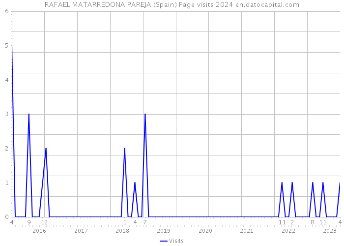 RAFAEL MATARREDONA PAREJA (Spain) Page visits 2024 