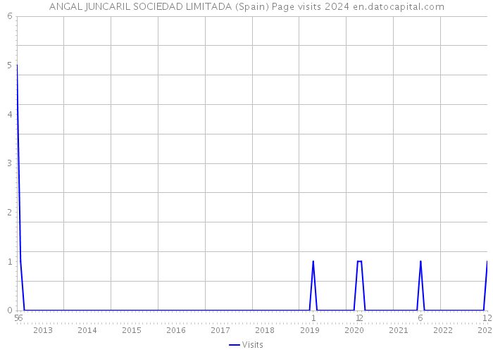 ANGAL JUNCARIL SOCIEDAD LIMITADA (Spain) Page visits 2024 