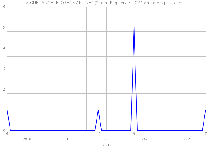 MIGUEL ANGEL FLOREZ MARTINEZ (Spain) Page visits 2024 