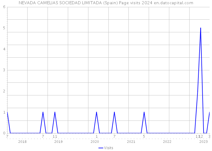 NEVADA CAMELIAS SOCIEDAD LIMITADA (Spain) Page visits 2024 