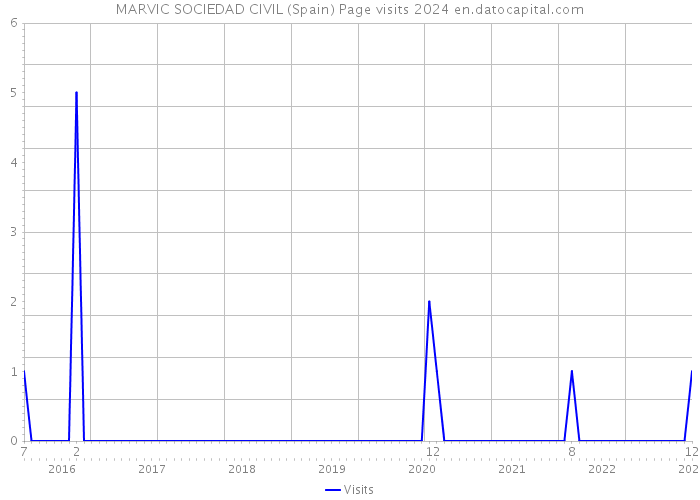 MARVIC SOCIEDAD CIVIL (Spain) Page visits 2024 