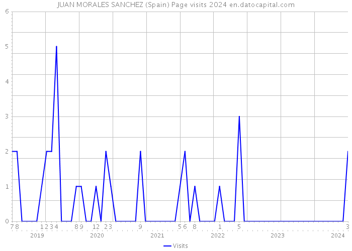 JUAN MORALES SANCHEZ (Spain) Page visits 2024 