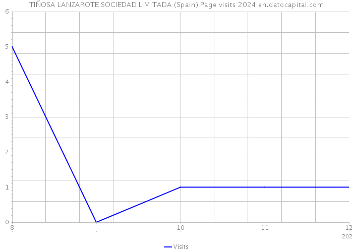 TIÑOSA LANZAROTE SOCIEDAD LIMITADA (Spain) Page visits 2024 