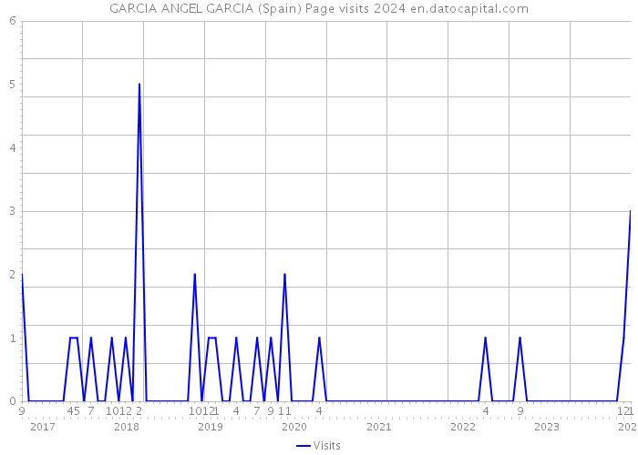 GARCIA ANGEL GARCIA (Spain) Page visits 2024 