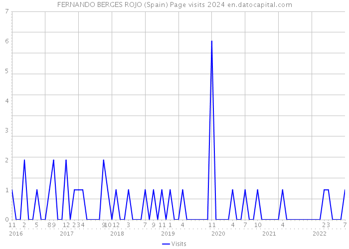 FERNANDO BERGES ROJO (Spain) Page visits 2024 