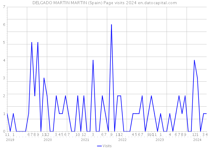 DELGADO MARTIN MARTIN (Spain) Page visits 2024 