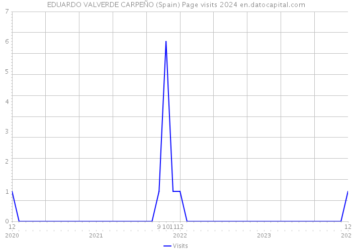 EDUARDO VALVERDE CARPEÑO (Spain) Page visits 2024 